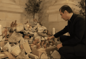 Isaac feels the West has forgotten the Christians of Palestine, where Christ was born [Munjed Jado/Al Jazeera]